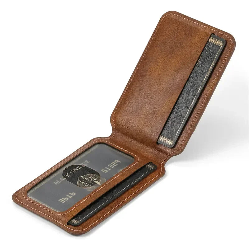 Magsafe Magnetic 2 In 1 Detachable Wallet Leather Case For iPhone 12 13 14 15 16 17 Pro Max Plus 16E 17 Air Holder Cover