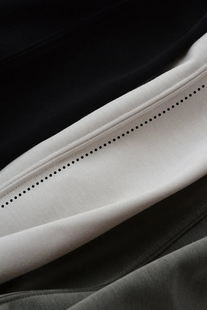 Shape-Retention & Pilling-Resistant Long-Sleeve Tee: Contrast Collar Design + Stretchy Fit Men's Undershirt