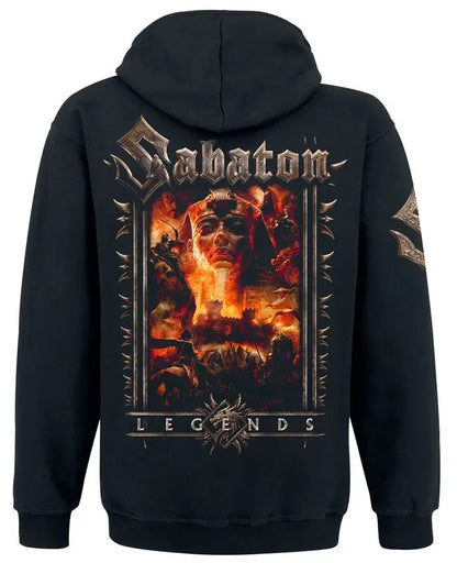 Sabaton Print Hoodies Women Men Heavy Metal Band Sweatshirts Thick Fleece Warm Soft Tracksuit Female Male Clothing Pullover Coat