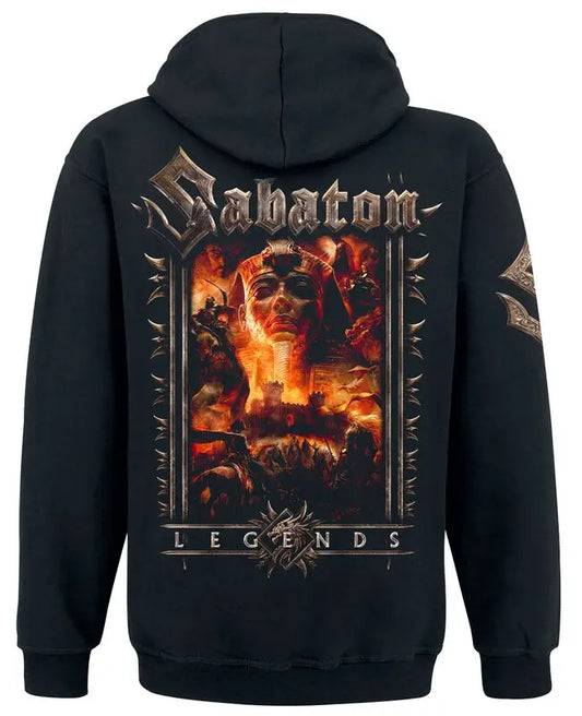 Sabaton Print Hoodies Women Men Heavy Metal Band Sweatshirts Thick Fleece Warm Soft Tracksuit Female Male Clothing Pullover Coat