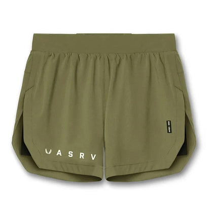 Mens Gym 2 in 1 Jogger Sport Short Pants Man Quick Dry Running Workout Basketball Shorts Male Gym Fitness Sweatpant Bottoms