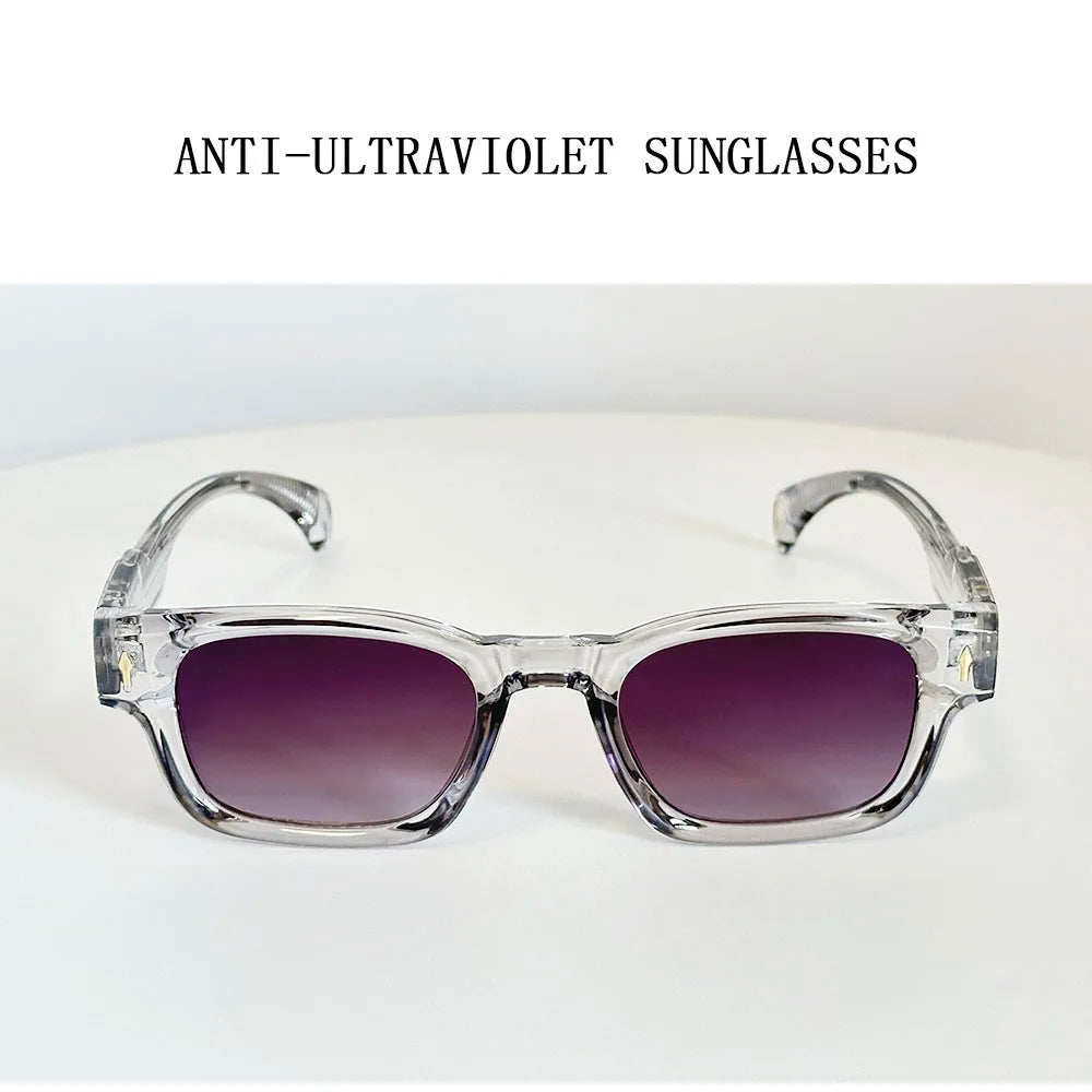 Fashion Sunglass Men Vintage Square Sunglasses Women 2025 Trendy Glasses Gafas De Sol Hombre Lunette Soleil Femme Dropshipping