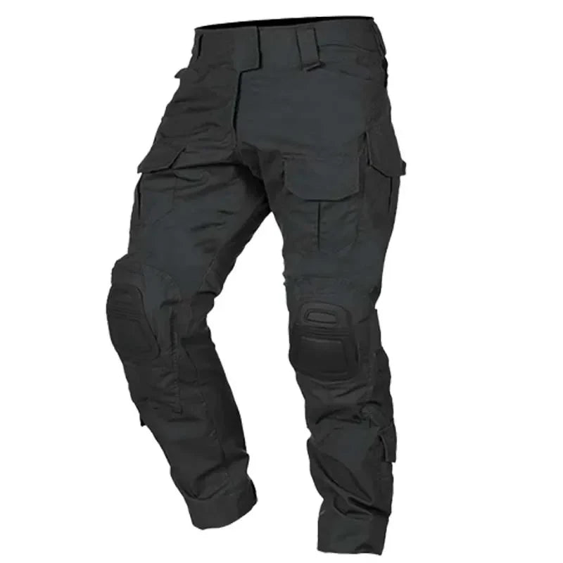 2025 Outdoor Combat Pants +Knee Pads Men Tactical Hunting Pant Camo Pants Quick Dry Sport Multi-pocket Clothes Wear Resistant