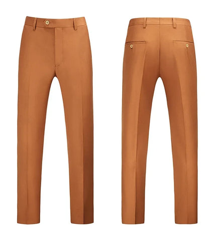 Bright Red Men's Suit Pants, Asian Size Business/office Formal Trousers, Available in Blue, Black, Purple, Gray, Khaki, Green.