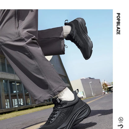 Running Shoes Jogging Thick-soled Lightweight Mesh Durable Cushion Breathable Male Sneakers 672532206