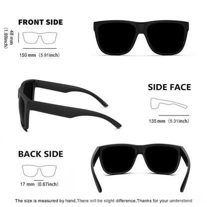 XL Z87 Oversized Square Sunglasses Men Big Wide Head TR90 Ultralight UV400 Shades Driving Fishing Sports Sun Glasses Z8246
