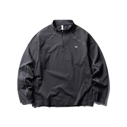 Man Quick-Dry Long Sleeve Shirt - Breathable, Anti-Odor, UPF Sun Protection with Raglan Sleeve Unisex Outdoor Jacket