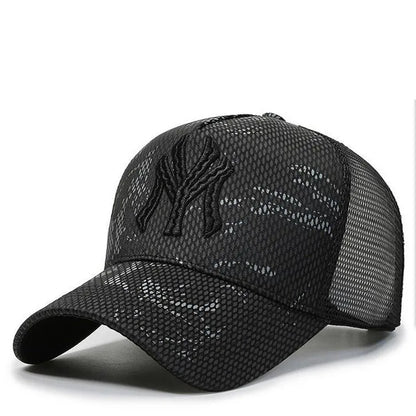 New Summer Hat Men's Letter Embroidery Versatile Couple Sunscreen Sunshade Baseball Cap Sports Tennis Hat Travel Cap Men