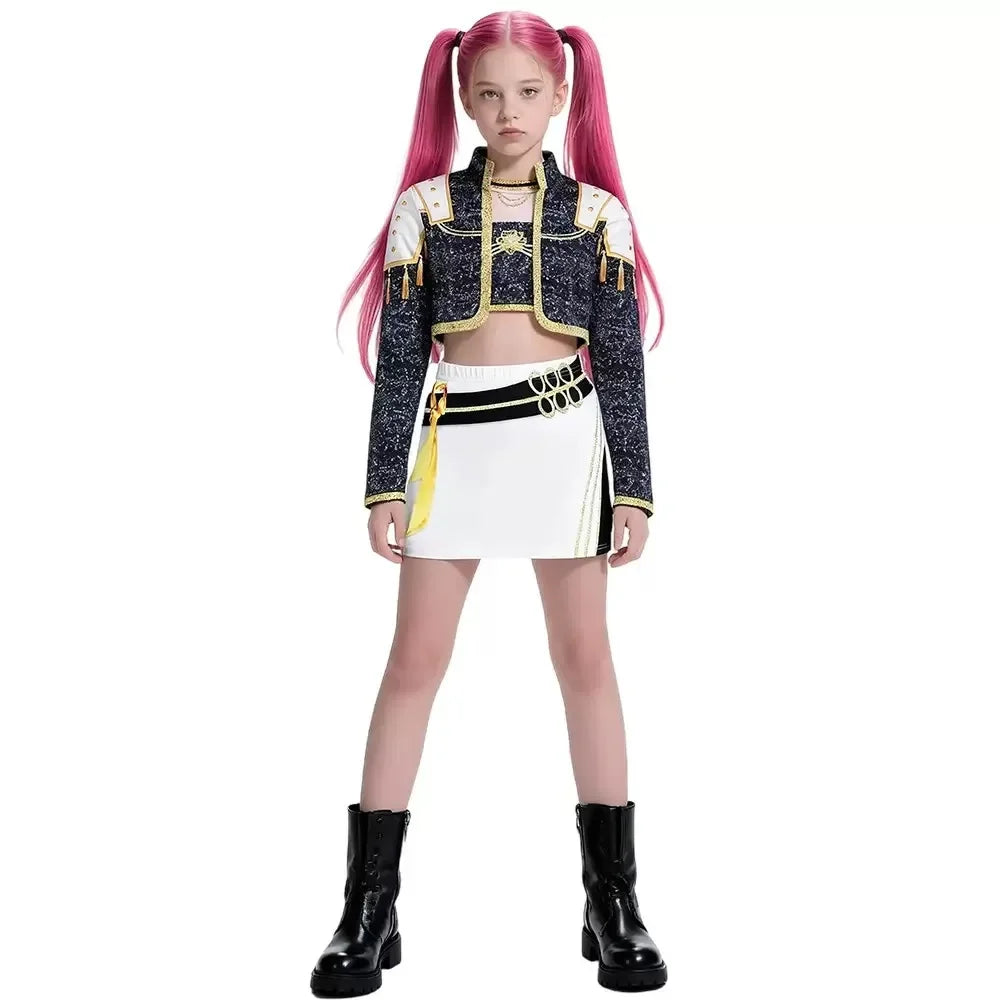 Mira Cosplay Costume kpop Women Girls Halloween Carnival Audlt Kids Child Party Role Playing Outfits