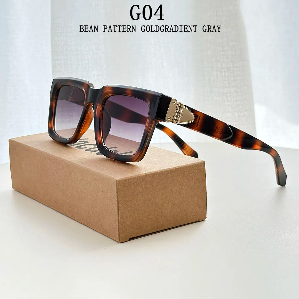 2026 Square Sunglasses Women Trendy Vintage Luxury Sunglass Men Fashion Glasses Gafas De Sol Hombre Luxe Lunette Soleil Femme