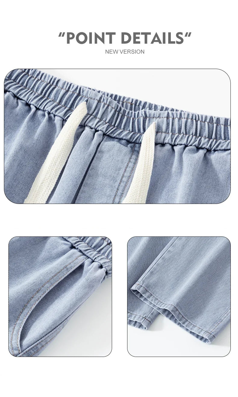 2024 New Men Baggy Cargo Jeans Fashion Streetwear Vintage Wide Leg Pants American Streetwear Y2K Big Pocket Youth Overalls