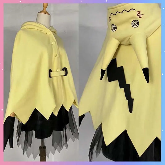 Mimikyu Cosplay Costume Anime Women Dress Up Clothes Halloween Comic-con Carnival Clothing Outfit Party Coser Props Adult Gift
