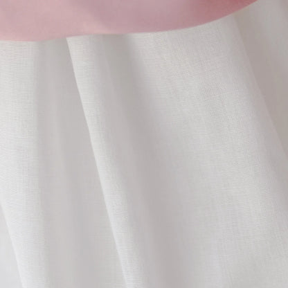 Summer Flower Girls Dress Elegant Imitation Pearl Birthday Party Prom Dress Girl Tulle Wedding Bridesmaids Pageant Princess Gown