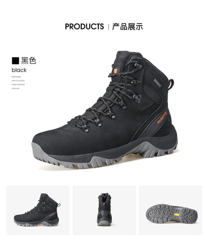 Hiking shoes Men's waterproof hunting Boots Tactical Desert Combat Ankle trekking Boots Male Women warm Leather Sneakers