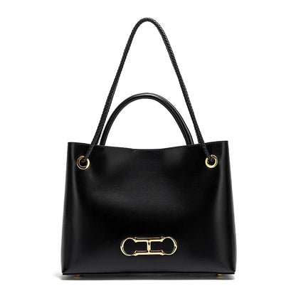 Women's Tote Bag 2025 New Black Business Women's Bag Dual purpose Shoulder Bag