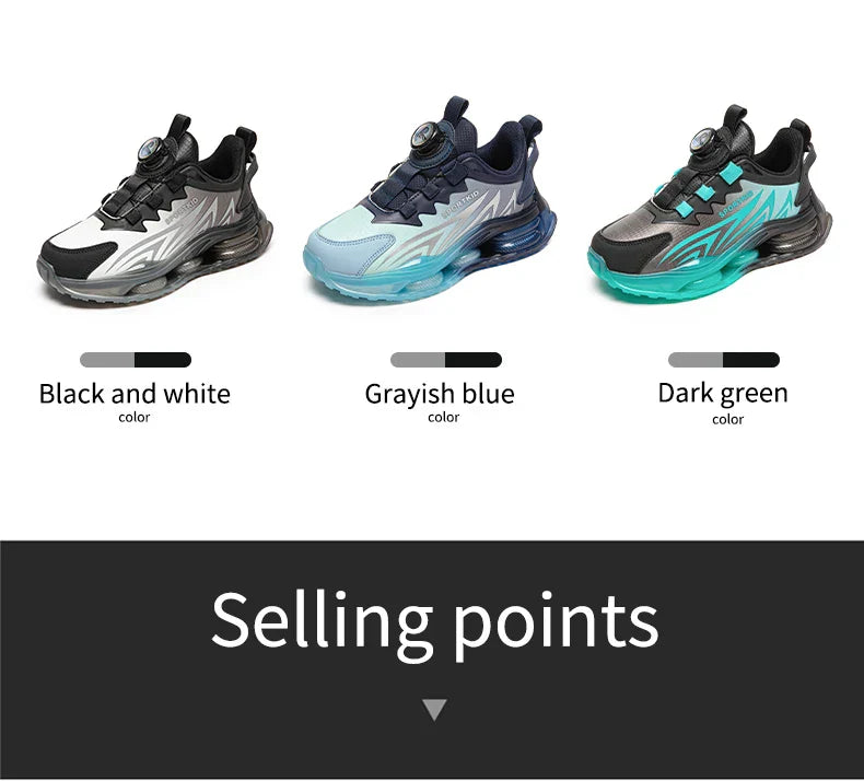 Four Season Children Casual Shoes For Boys School Walking Outdoort Sport Basketball Sneakers Non-slip Size 29-39