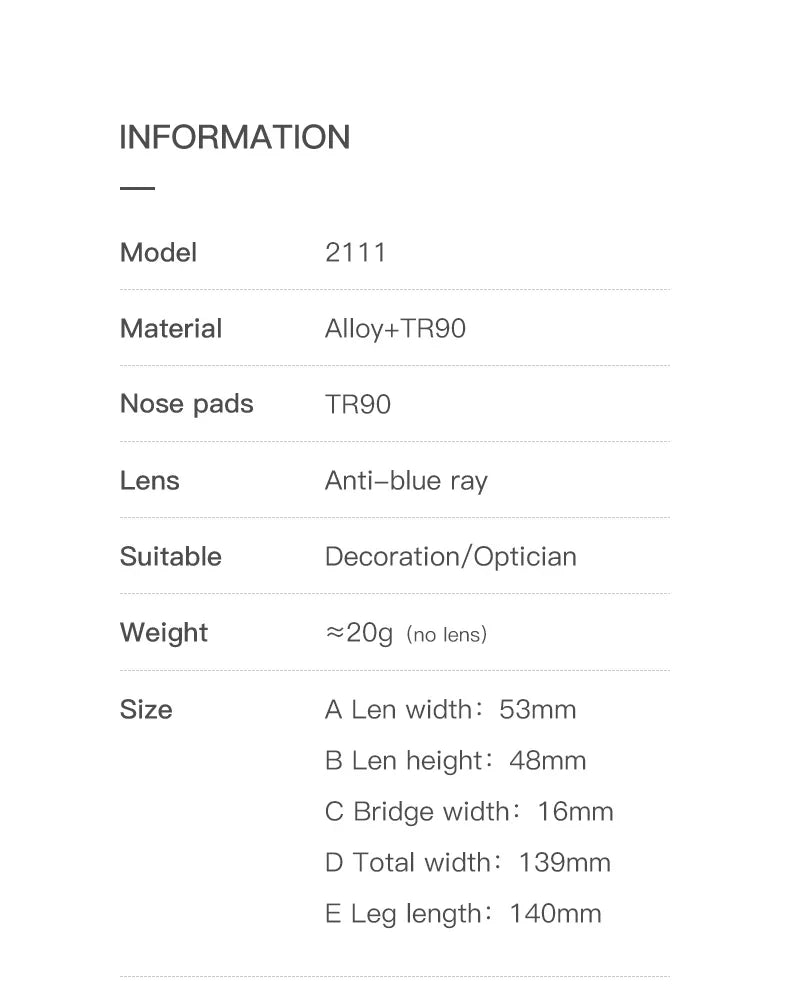 New Cat Eye Optical Glasses Women Myopia Prescription Glasses Hyperopia Reading Glasses Anti Blue Light Computer Eyewear