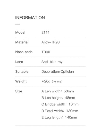 New Cat Eye Optical Glasses Women Myopia Prescription Glasses Hyperopia Reading Glasses Anti Blue Light Computer Eyewear