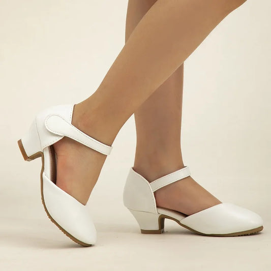 New Elegant Kids High Heels Fashion Stage Performance Princess Shoes for Girls Sweet Versatile Children Fashion Causal Sandals