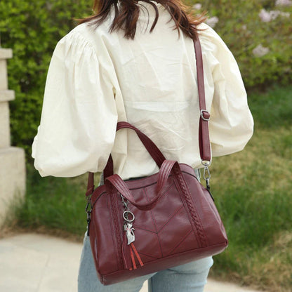 Sac A Main Soft PU Leather Luxury Handbags Women Bags Designer Ladies High Quality Tassel Crossbody Bags Shopper Tote