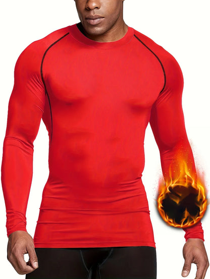 Compression Shirts Men's Rashguard Quick Dry Gym Fitness Shirts Spring Beach Surfing Athletic Sport Running Workout Tops Tees