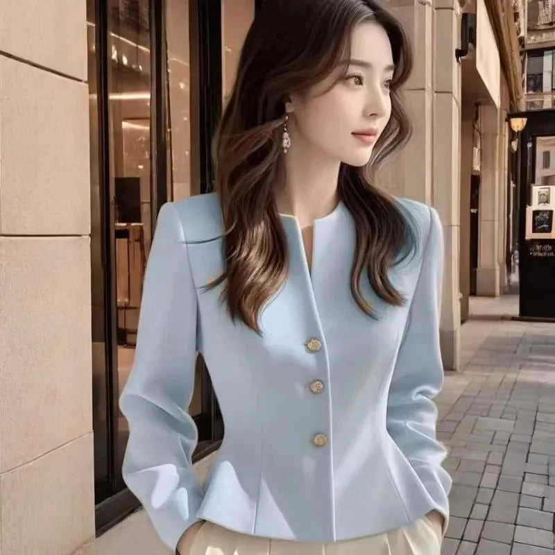 Short Suit Coat Lined Small Fragrant Style Jacket New Beautiful 2026 Temperament Gentle Versatile Spring Autumn Women's Clothing