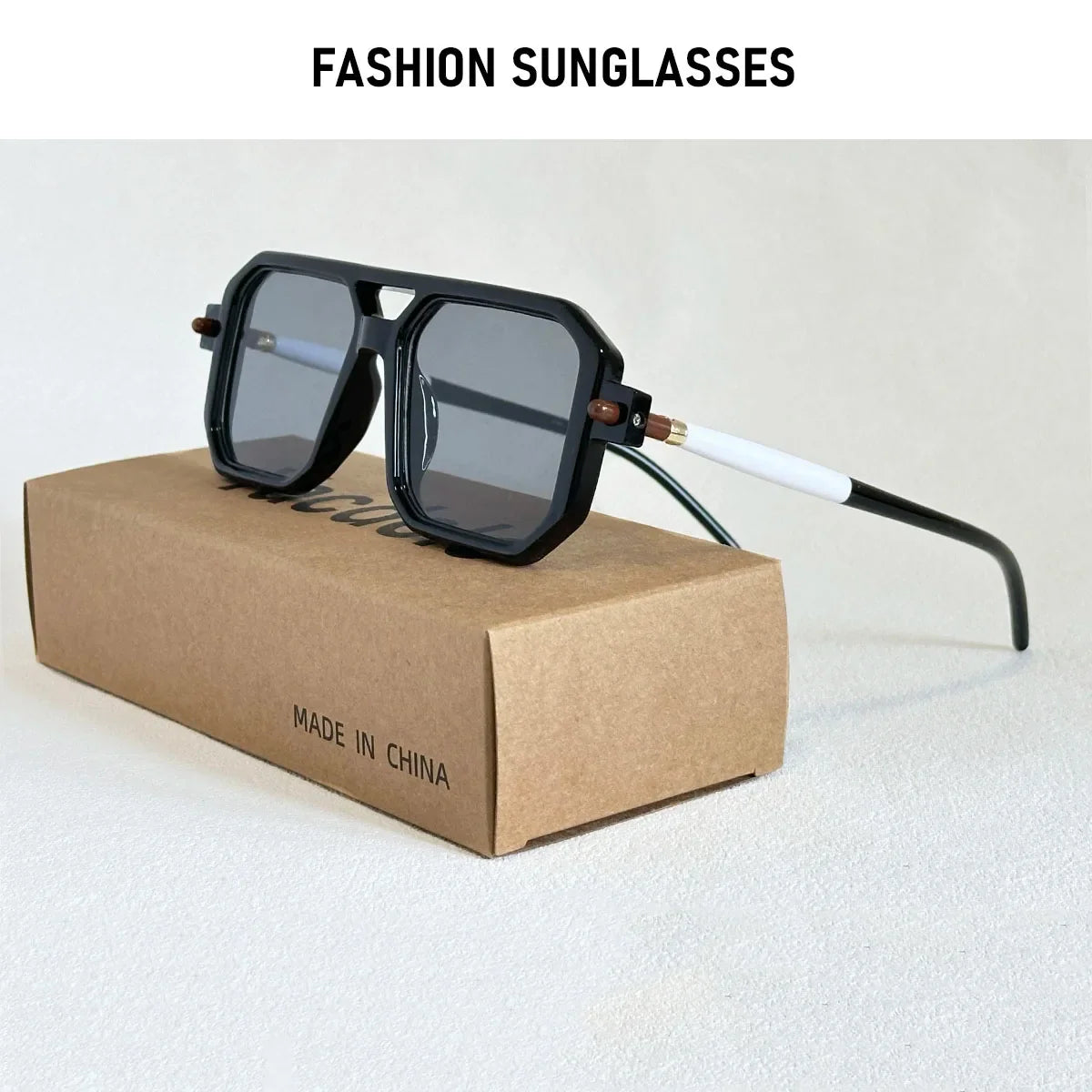 Square Sunglasses For Men Luxury UV400 Protection Sunglasses Women Trendy 2026 Vintage Retro Fashion Glasses Gafas De Sol Hombre
