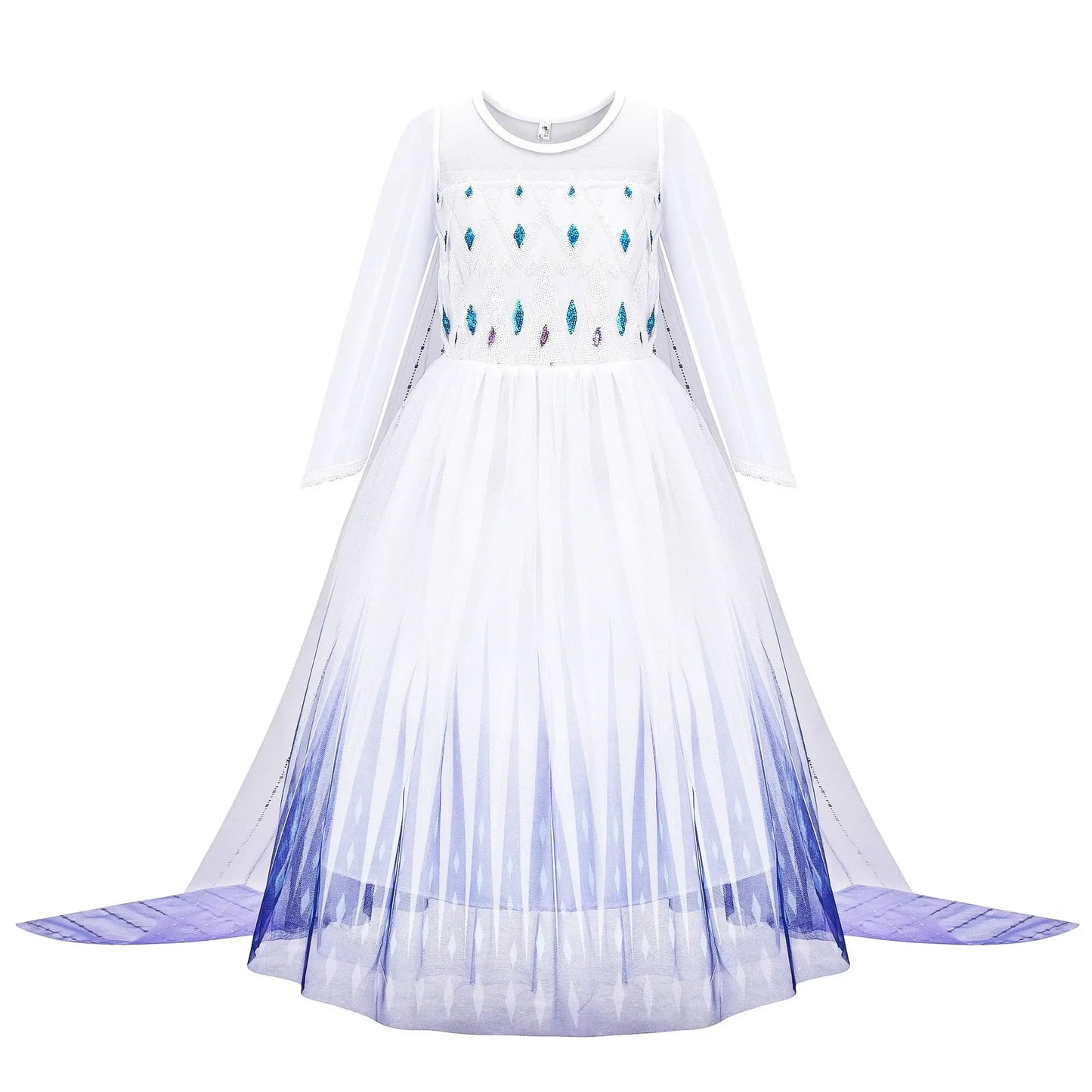 Elsa Dress for Girls Elsa Costume Snow Queen Anna Dress Cosplay Birthday Party Children Kids Carnival Girl Halloween Costume