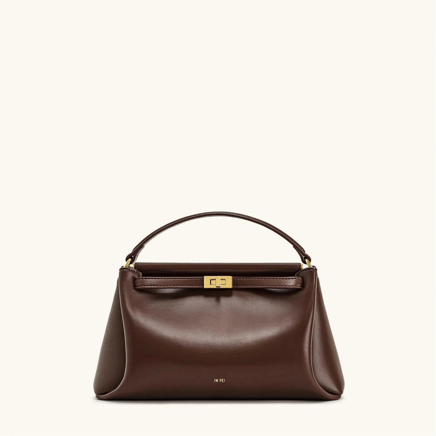 Carmen Lock Handbag 2026 New Women's Crossbody Small Square Purse Vegan Leather Top Handle Shoulder Bag for Daily Commute