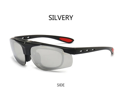 Cycling 4 In 1 Sets Polarized Clip On Sun Glasses Eyeglasses TR90 Magnetic Sunglasses Men Glasses Frame UV400 Anti-Glare