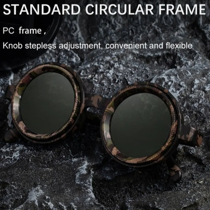 Fashion ND2-400 Adjustable Dimming Glasses 9 Level ND Filter Polarized Sunglasses UV400 Round Fishing Sunglasses Driving