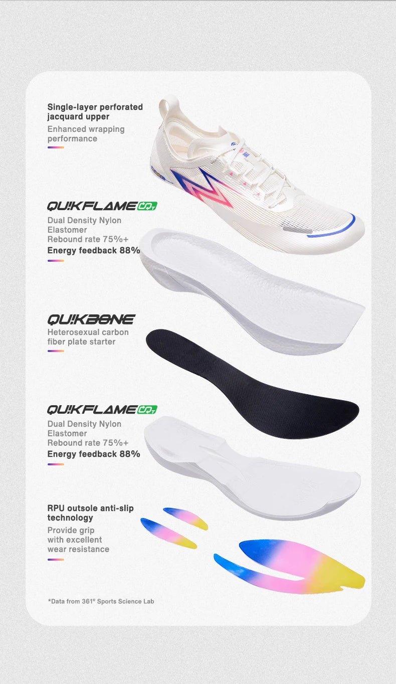 NEW Flame 2.5 Men Running Shoes Marathon Sports Carbon Plate Racing Breathable Cushioning Male Sneakers 672332207