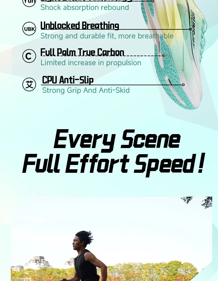 Full Plam Carbon Plate Trail Running Shoes Men 2026 High Quality Trendy Shoes New Ultra-light Running Shoes Sports