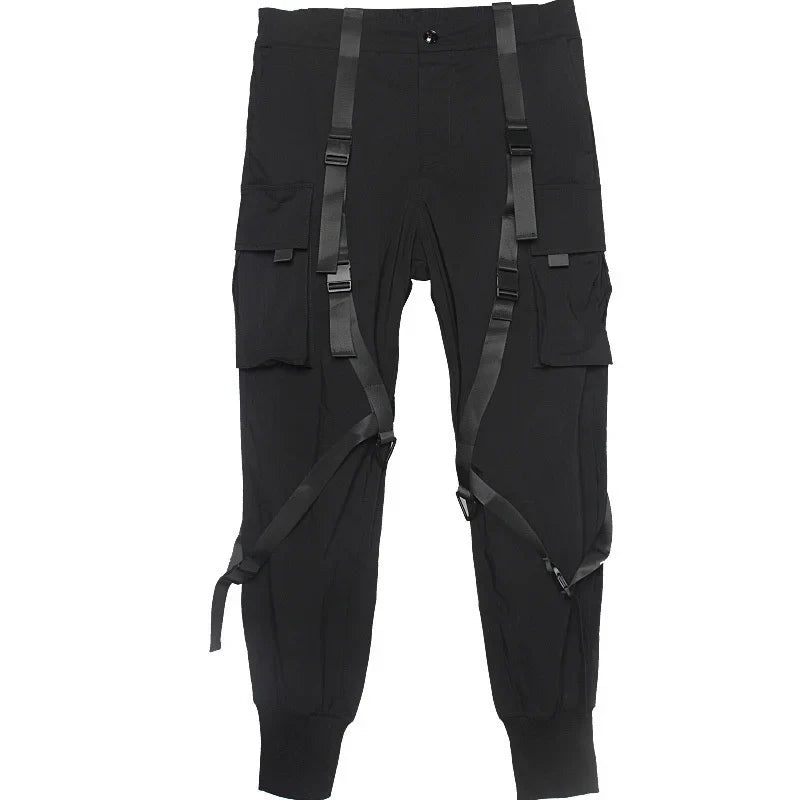 Mens Techwear Sweatpants Y2K Streetwear Jogging Pants Men Hip Hop Street Dance Casual Trousers Vintage Cargo Pant Pantalon Homme