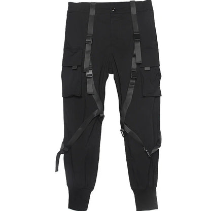 Mens Techwear Sweatpants Y2K Streetwear Jogging Pants Men Hip Hop Street Dance Casual Trousers Vintage Cargo Pant Pantalon Homme