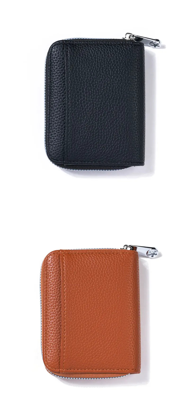 Nouveau porte-monnaie simple en cuir PU pour femmes et hommes, mini portefeuilles zippés, portable, avec plusieurs fentes pour pièces de monnaie, porte-cartes, petit portefeuille