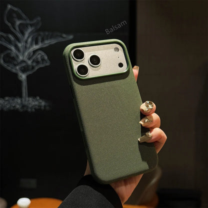 Luxury Tech Woven for Magsafe Magnetic Case for Iphone 17 Air 16 15 Plus 14 13 12 11 Pro Max TechWoven Wireless Charging Cover