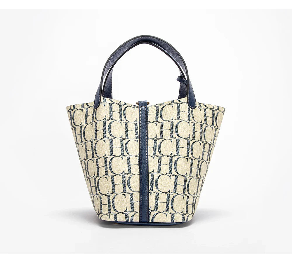 Exquisite Workmanship Women's Handbags Fashionable Versatile Letters Printed Open Pocket Design large Capacity
