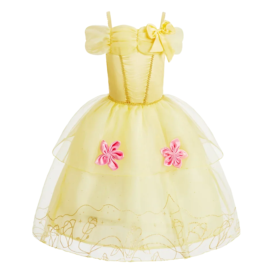 Girls Halloween Belle Dresses Girl Snow White Dress Kids Christmas Carnival Cosplay Clothes Children Princess Costumes