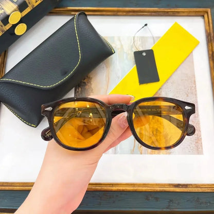 Authentic Johnny Depp LEMTOSH Luxury Brand Designer Square Men Women Sun Glasses Fashion Driving Anti-Glare Male Couple Eyewear