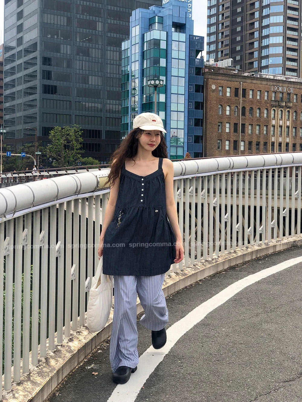 Korean Sle ort Denim Overalls Women's Faionable Summer Dr Vest Dr No Brand Commute Sle 00% Other Material