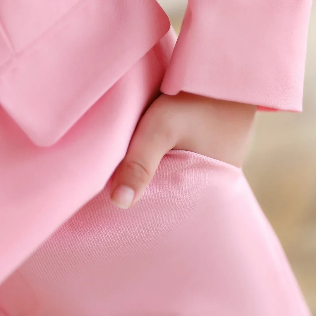 2-14 Yrs Toddler Suit Set with Rose Embroidery 3-Piece Formal Conmmunion Tuxedo Jacket Pants Tie Fast Delivery DTLumika