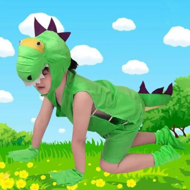 Cute Multiple Animal Costume Children Kids Boys Girls Summer Short Cosplay Costumes  Carnival Party Dress Halloween