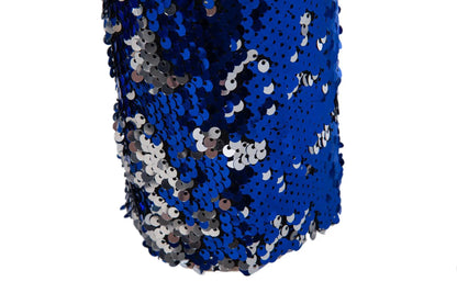 2026 Men's Blue Metallic Shiny Sequins Tuxedo, Performance,Party Dress Coat, Fashion Long Cardigan Suit Jacket,Red, Gold Blazers