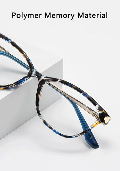 Classic Square Anti Blue Light Blocking Reading Glasses Women Prescription Glasses Computer Lightweight Eyeglasses LS231