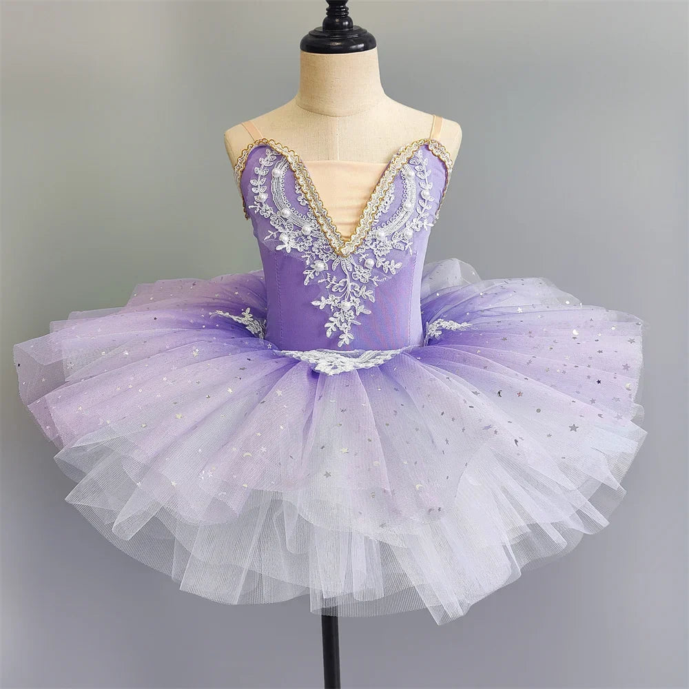 Summer Ballet Dress Girl Dance Costumes Ballet Leotards Casual Kids Dresses Tutu Ballerine Girls Clothes Vestidos Children's Day