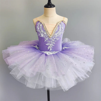Summer Ballet Dress Girl Dance Costumes Ballet Leotards Casual Kids Dresses Tutu Ballerine Girls Clothes Vestidos Children's Day