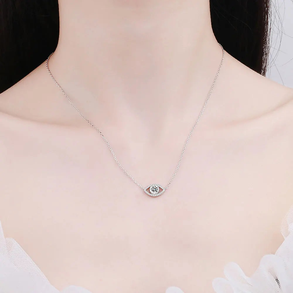 5mm D Color Moissanite Necklace Lab Diamond GRA Certified Fine Jewelry 925 Sterling Silver Necklaces Wedding for Women
