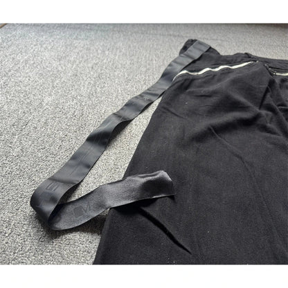 High Street RO Style Jeans Pants Men's Five Star Mang Ribbon Rotating Large Zipper Floor Pulling Horn Denim Streetwear Pants