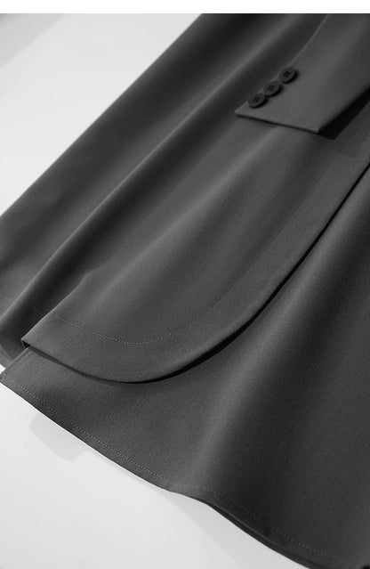 Minimalist New Skirt Women Summer 2025 Solid Loose Mid-length A-line Asymmetric Skirts Female Fashion Office Lady 12542045